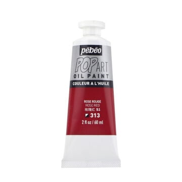 Pebeo Pop Art Yağlı Boya 60ml 313 Rose Red
