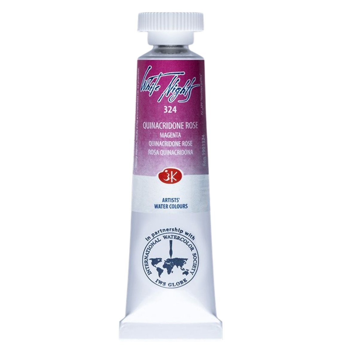 White Nights Watercolor Tüp Sulu Boya 10ml 324 Quinacridone Rose