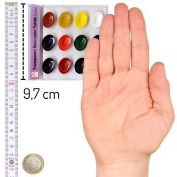 Zig Sulu Boya Paleti 12 Renk WSKG301-2
