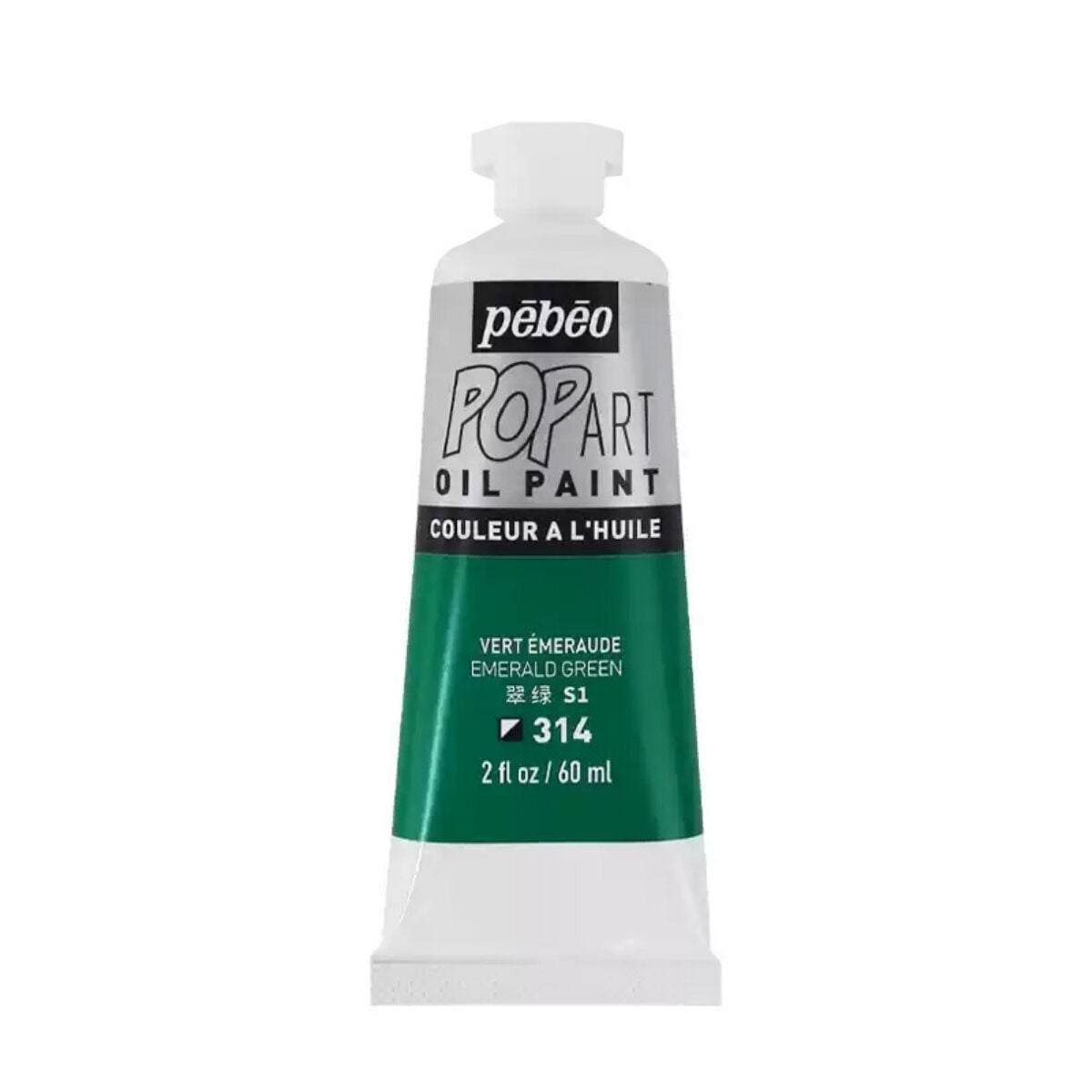 Pebeo Pop Art Yağlı Boya 60ml 314 Emerald Green