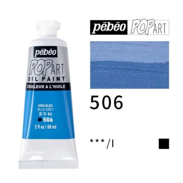 Pebeo Pop Art Yağlı Boya 60ml 506 Blue Grey