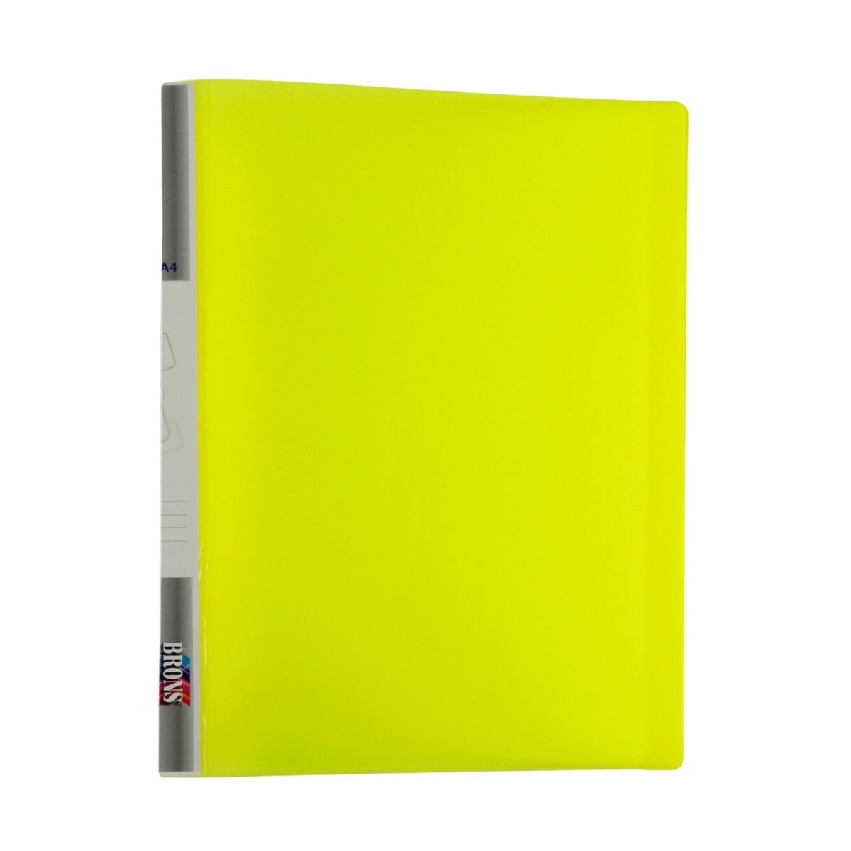 Brons Sunum Dosyası Fosforlu A4 20li Sarı