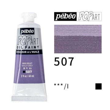 Pebeo Pop Art Yağlı Boya 60ml 507 Violet Grey