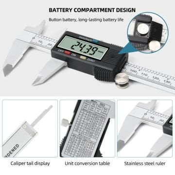 Art Dijital Kumpas 150mm Çelik