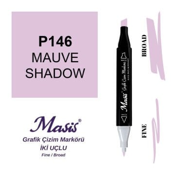 Masis Twin Çift Uçlu Marker Kalemi 146 Mauve Shadow