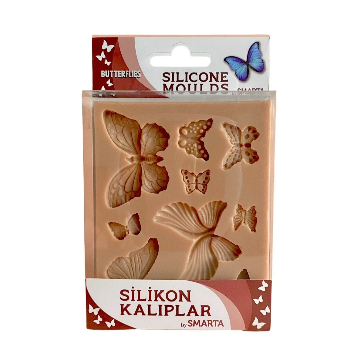 Smarta Silikon Kalıplar Kelebekler 100x130x15mm