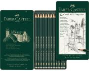 Faber Castell Dereceli Karakalem 12'li Set 5h-5b
