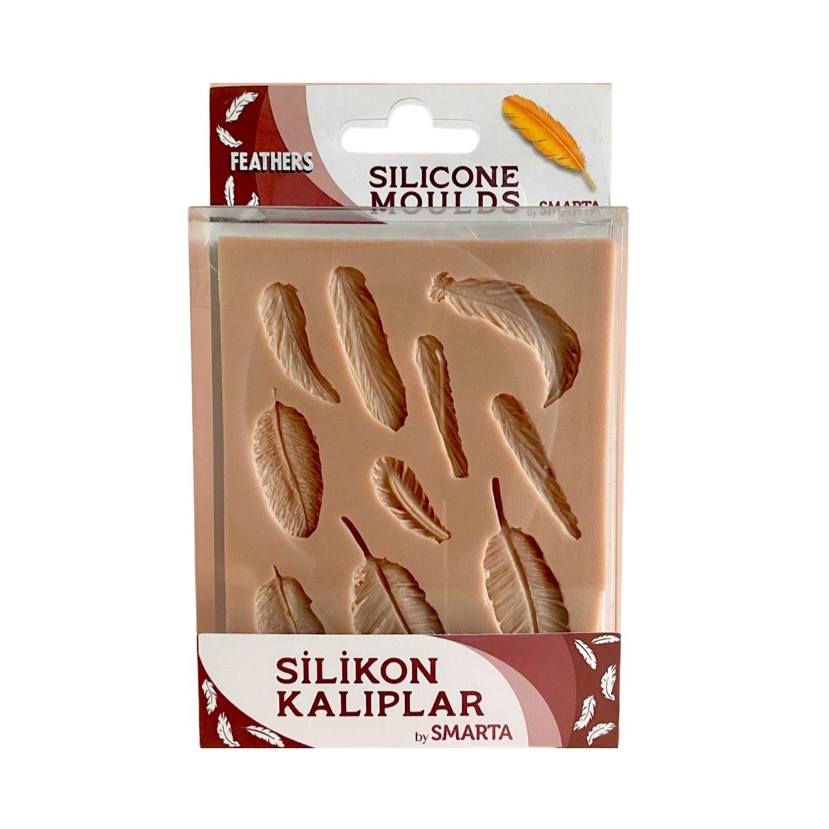 Smarta Silikon Kalıplar Tüyler 100x130x15mm