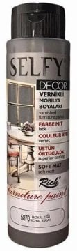 Rich Selfy Decor Vernikli Mobilya Boya 500cc 5870 Royal Gri