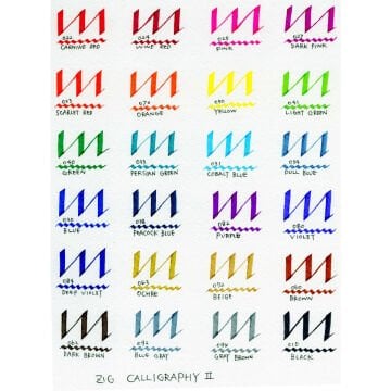 Zig Kaligrafi Kalem Seti TC-3100/12V 12li