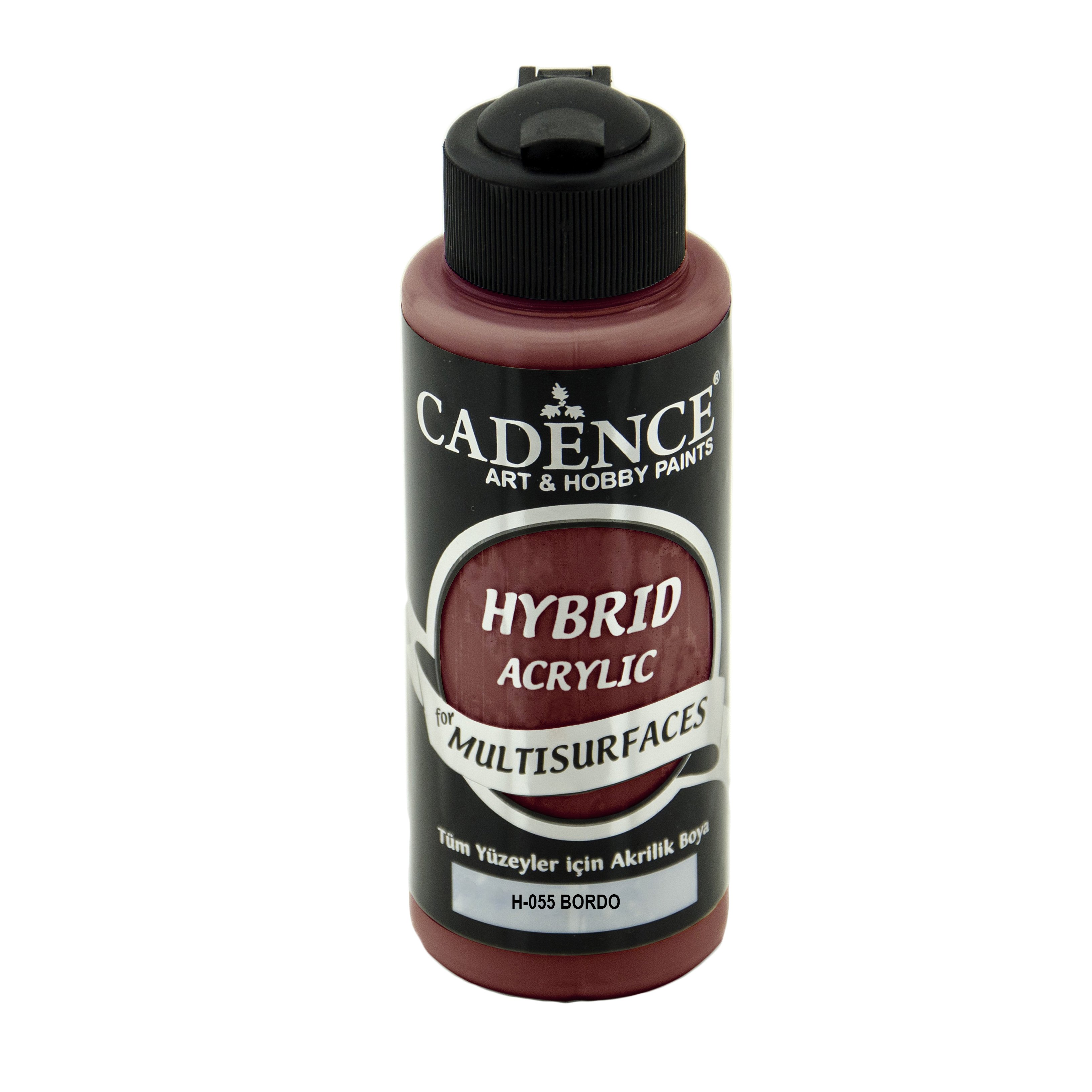 Cadence Hybrid Multisurface Akrilik Boya 120ml H-055 Bordo