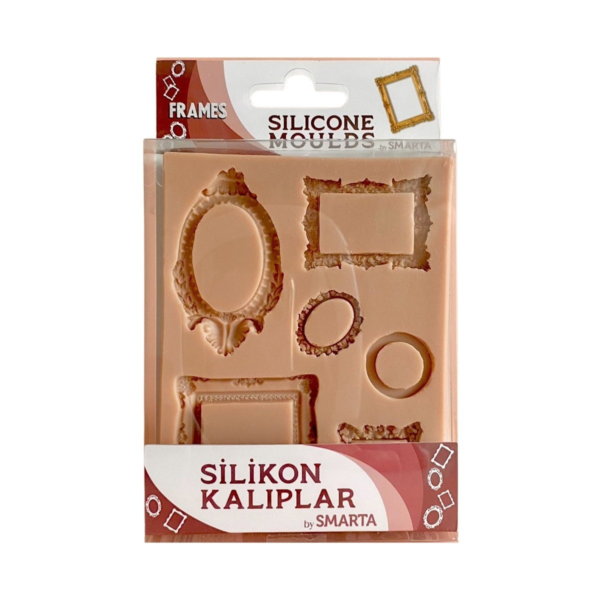 Smarta Silikon Kalıplar Çerçeveler 100x130x15mm