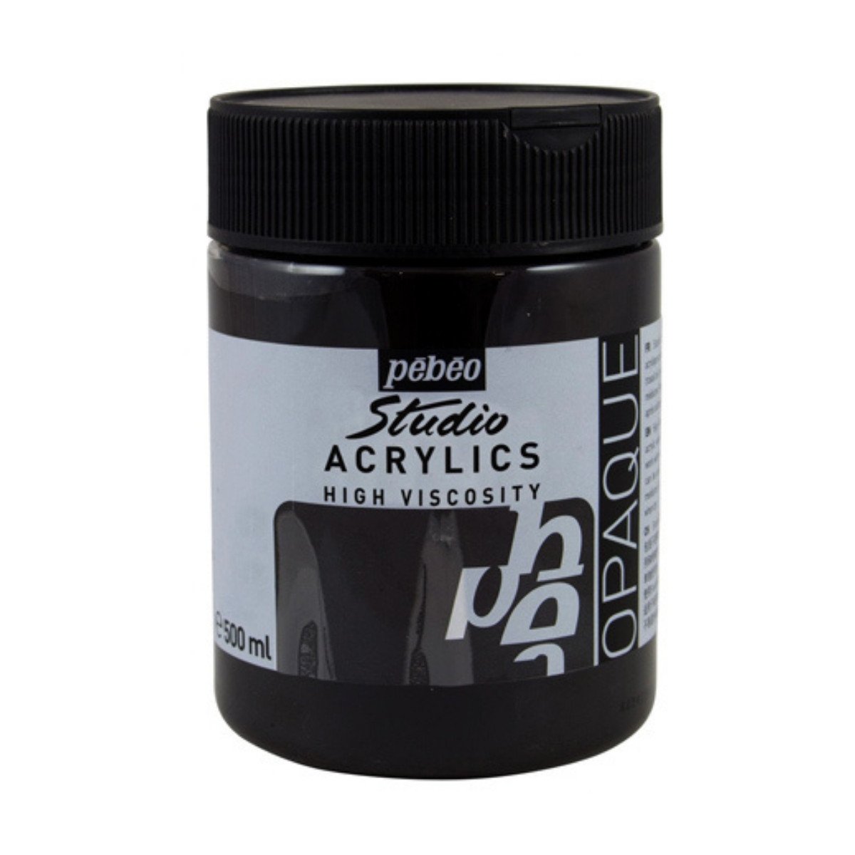 Pebeo Studio Akrilik Boya 500ml 73 Ivory Black Hue
