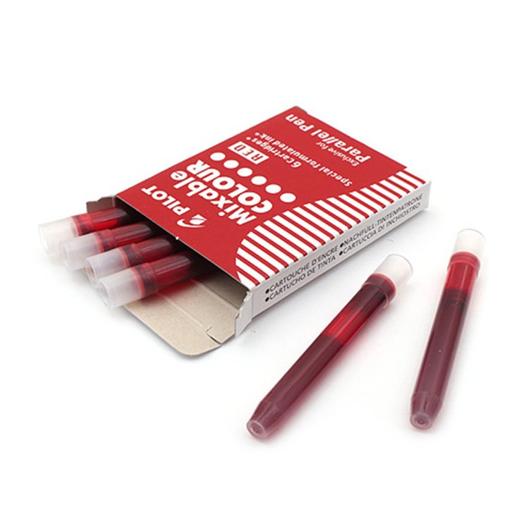 Pilot Parallel Pen Orijinal Kartuş Kırmızı 6lı