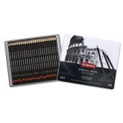 Derwent Graphic Dereceli Karakalem 24'lü Set 9b 9h Arası Tonlar