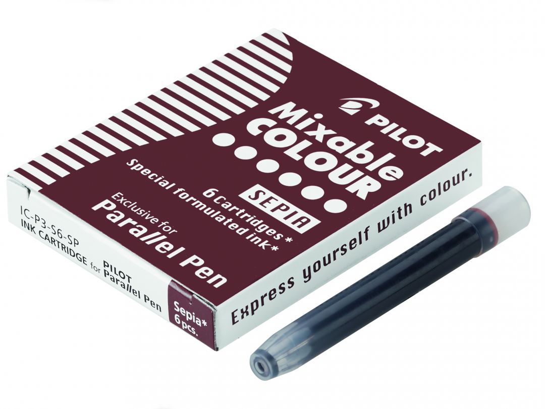 Pilot Parallel Pen Orijinal Kartuş Sephia 6lı