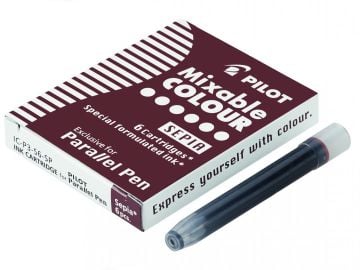 Pilot Parallel Pen Orijinal Kartuş Sephia 6lı