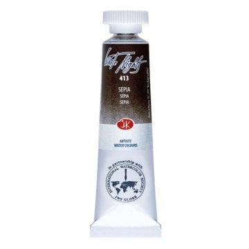 White Nights Watercolor Tüp Sulu Boya 10ml 413 Sepia