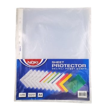 Noki XL Poşet Dosya A4 Şeffaf 4830XL 25li