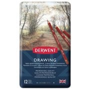 Derwent Drawing Yağlı Pastel Kalem Çizim Set 12li