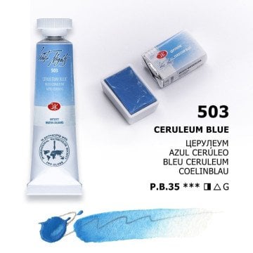 White Nights Watercolor Tüp Sulu Boya 10ml 503 Ceruleum Blue