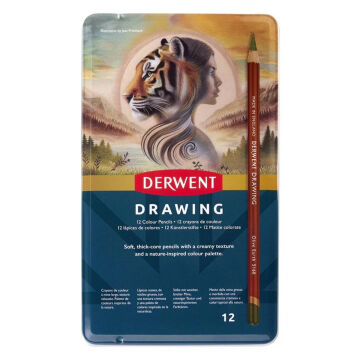 Derwent Drawing Kuru Boya Kalem Seti 12li
