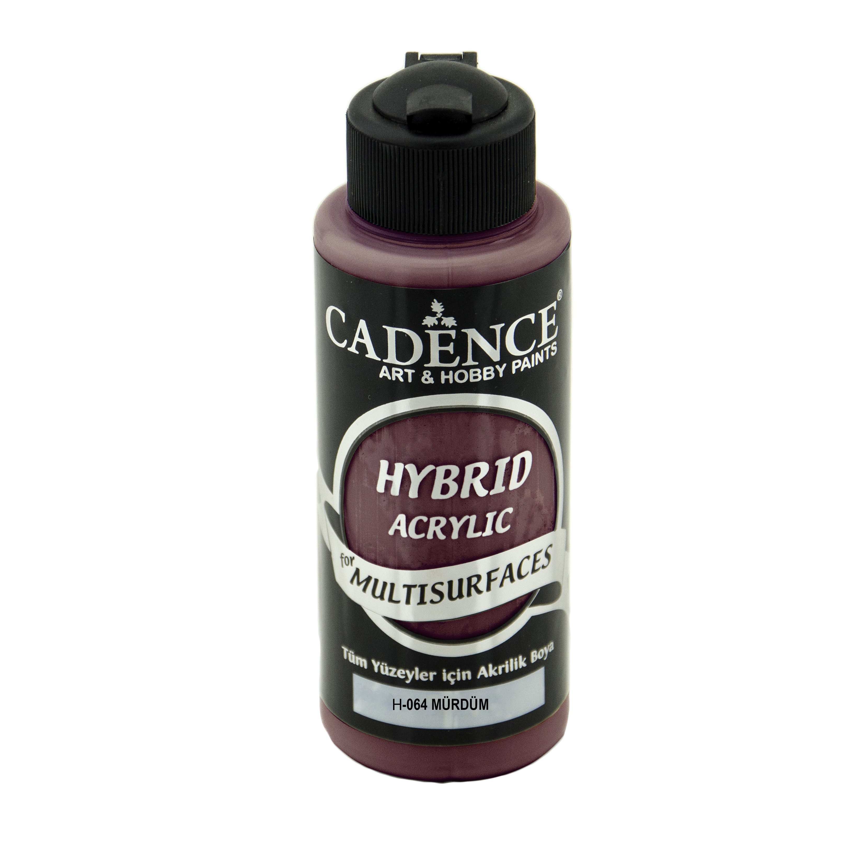 Cadence Hybrid Multisurface Akrilik Boya 120ml H-064 Mürdüm