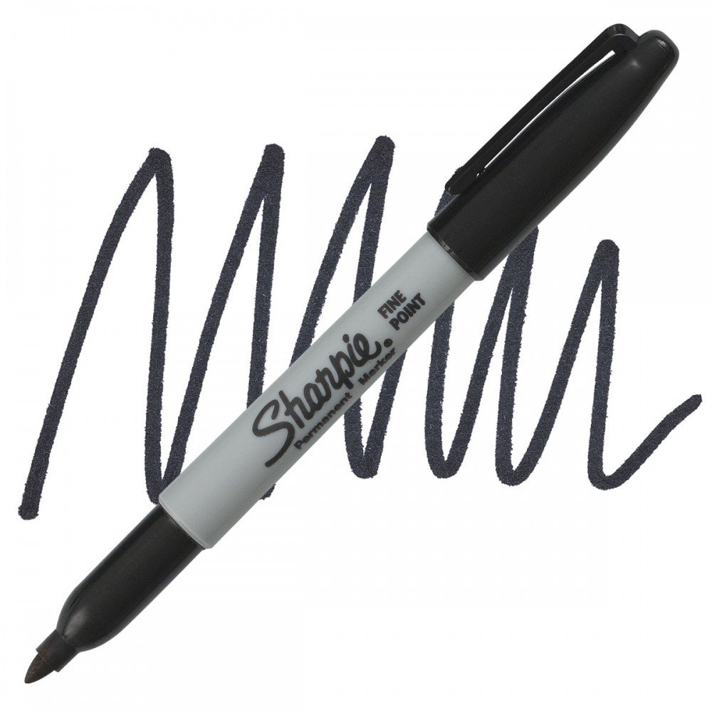 Sharpie Permanent Markör Çift Uçlu Siyah