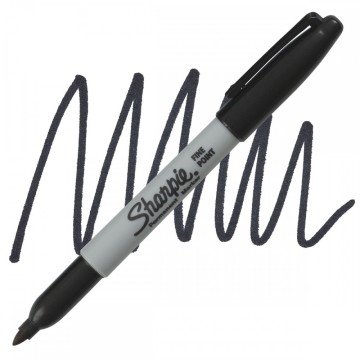 Sharpie Permanent Markör Çift Uçlu Siyah