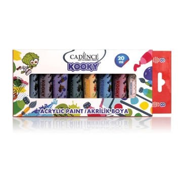 Cadence Kooky Akrilik Boya Seti 8x20ml Tüp