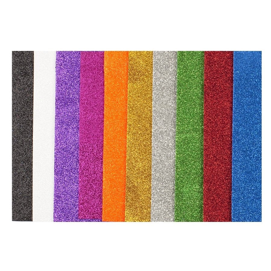 Bigpoint Simli Yapışkanlı Eva 50x70cm Karışık 10 Renk