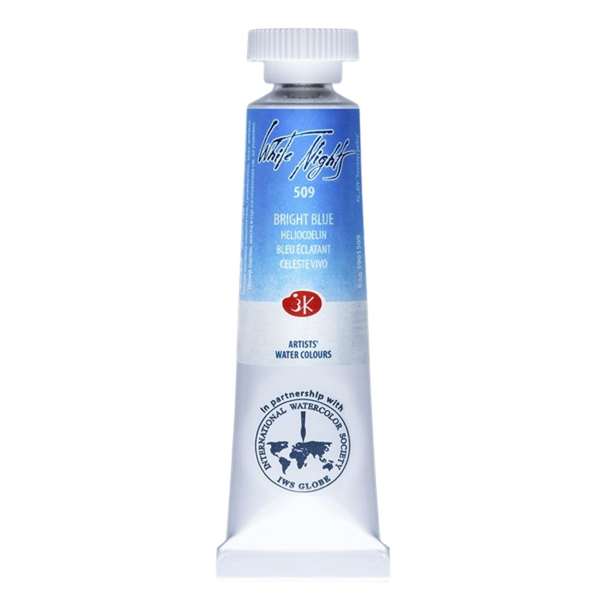 White Nights Watercolor Tüp Sulu Boya 10ml 509 Bright Blue