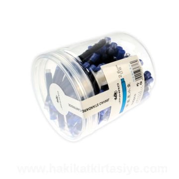 Jinhao Dolmakalem Mürekkep Kartuşu 2.6mm 100lü Royal Blue