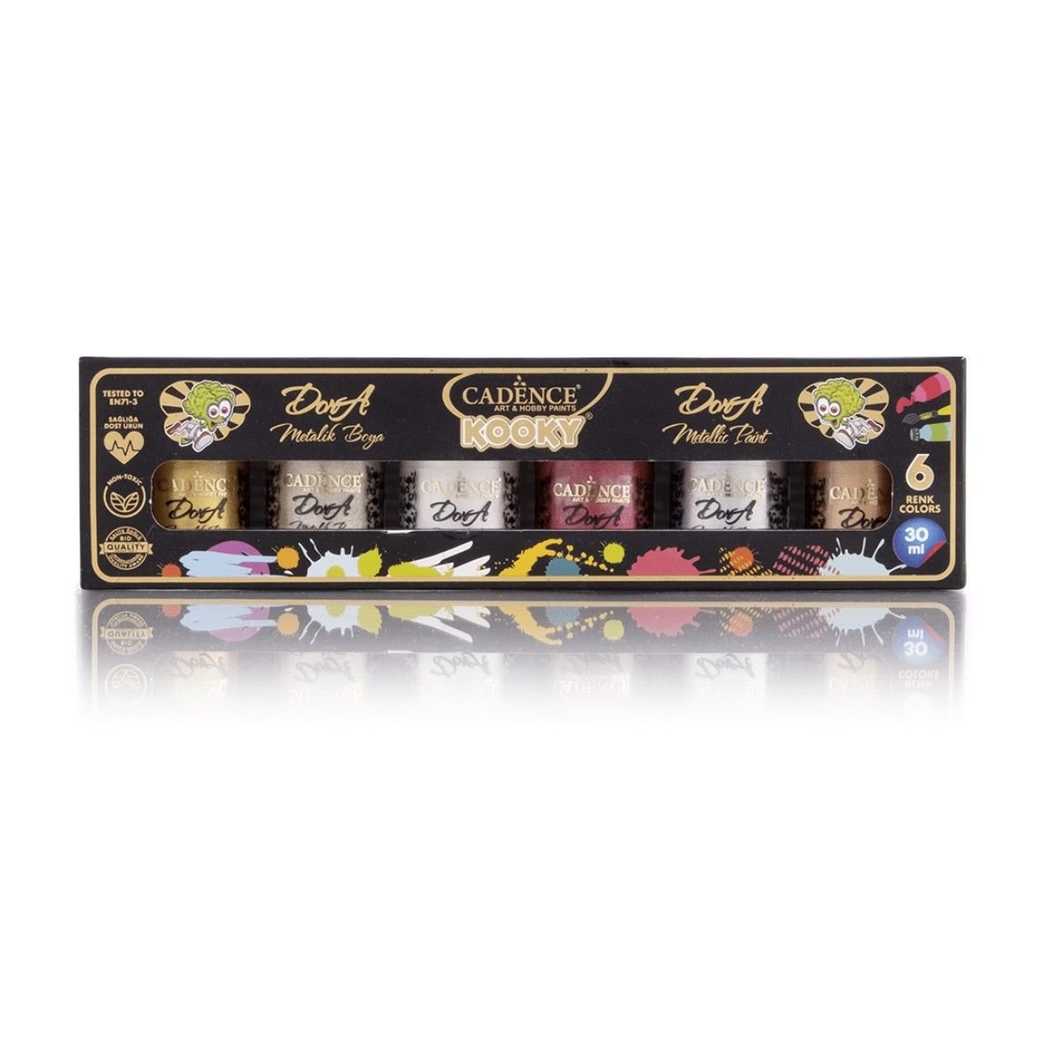 Cadence Kooky Dora Metalik Seti 6x30ml