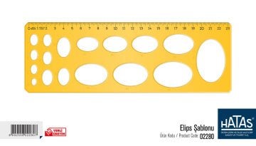 Hatas Elips Şablonu 2280