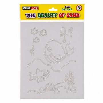 Kumtoys Kum Boyama Set 23x33cm Okyanus