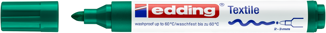 Edding 4500 Tekstil Kalemi 2-3mm Yeşil