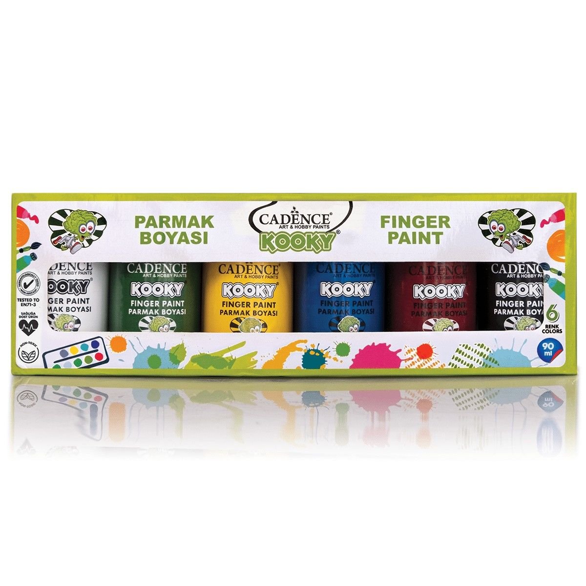 Cadence Kooky Parmak Boya Seti 6x90ml