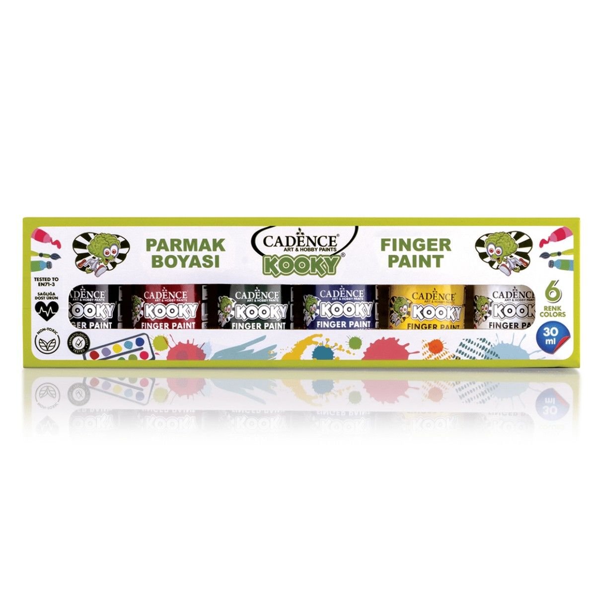 Cadence Kooky Parmak Boya Seti 6x30ml