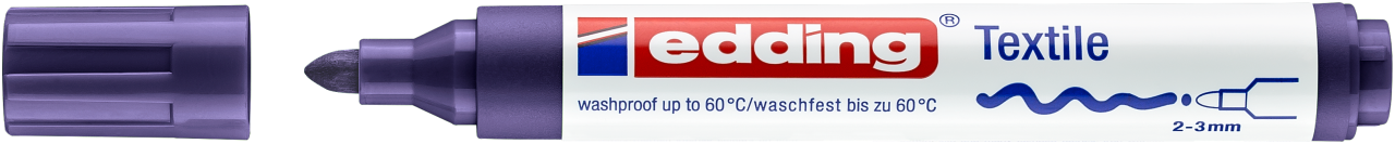 Edding 4500 Tekstil Kalemi 2-3mm Mor