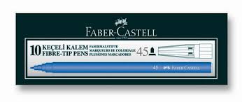 Faber Castell Keçeli Kalem 45 No Mavi