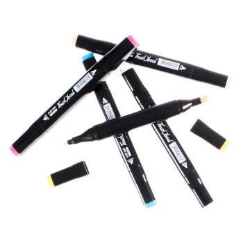 Art Elegant Bez Çantalı Touch Bool Marker Seti 12li
