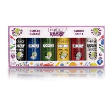 Cadence Kooky Kumaş Boya Seti 6x59ml