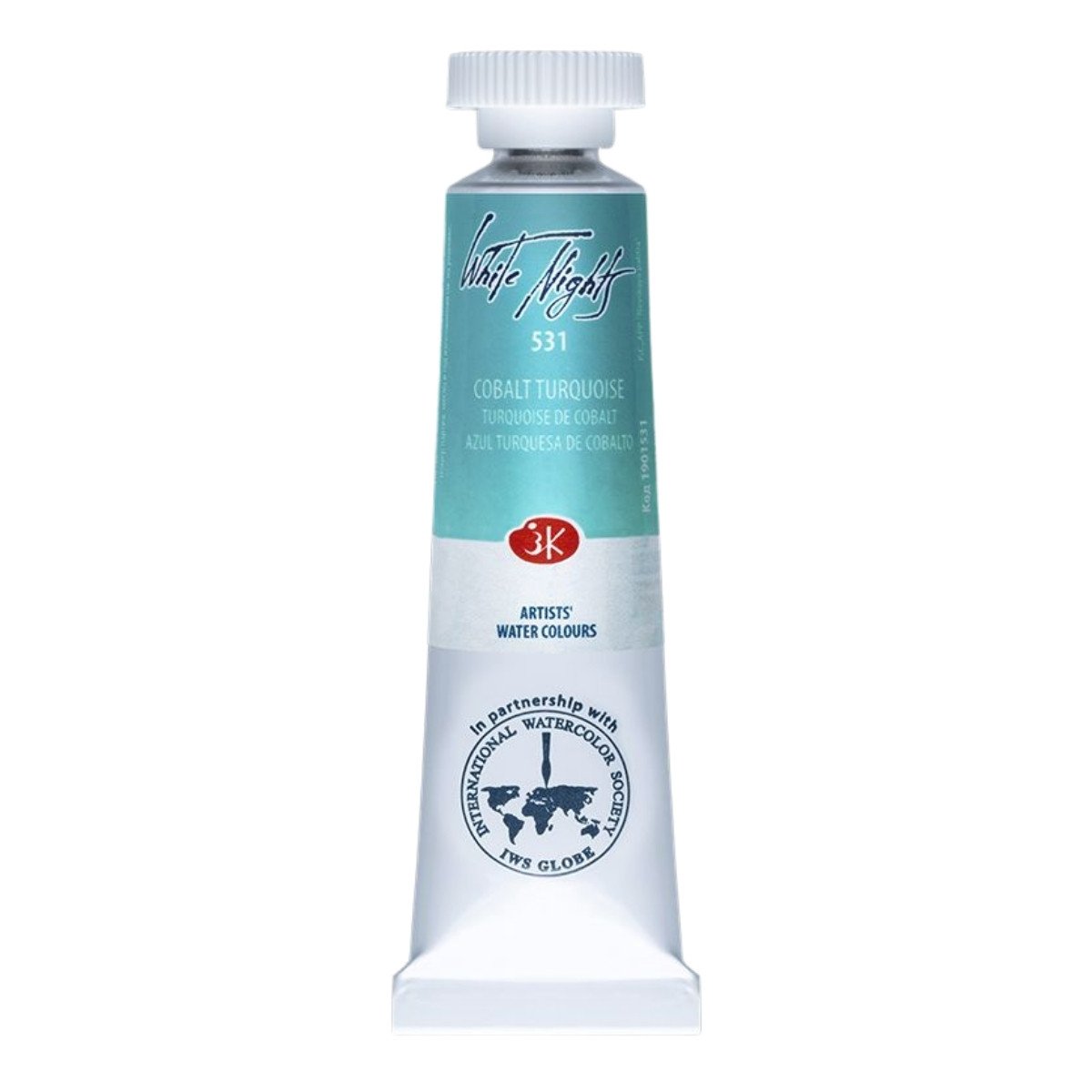 White Nights Watercolor Tüp Sulu Boya 10ml 531 Cobalt Turquoise