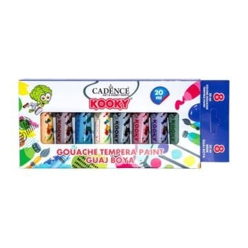 Cadence Kooky Guaj Boya (Tempera) Seti 8x20ml