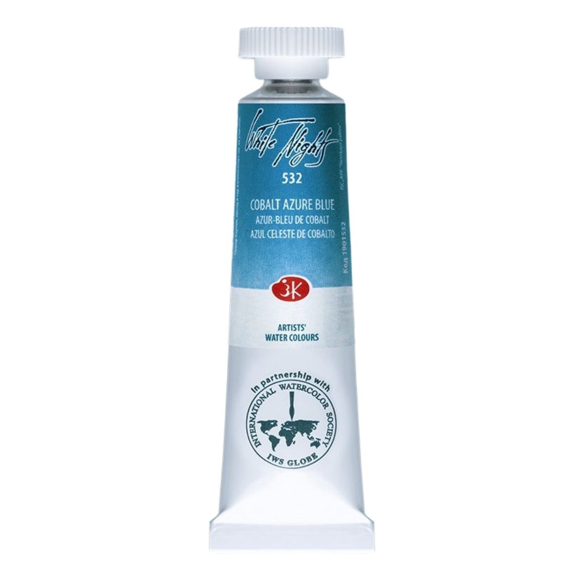 White Nights Watercolor Tüp Sulu Boya 10ml 532 Cobalt Azure Blue