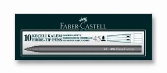 Faber Castell Keçeli Kalem 45 No Siyah