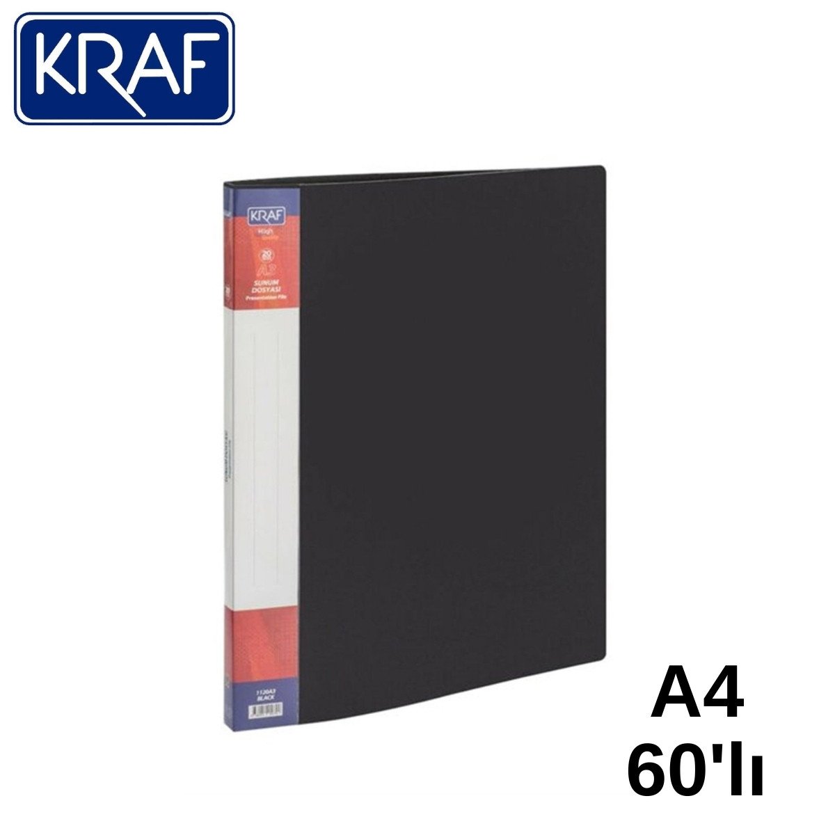 Kraf Sunum Dosyası A4 60lı Siyah - 139,00 TL | Hakikat Kırtasiye