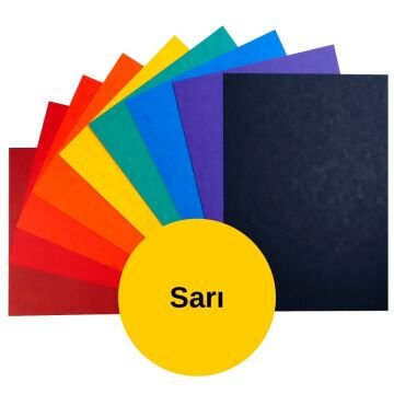 Murano Paspartu Kartonu Çift Taraflı 0.9-1.0mm 50x66cm Sarı