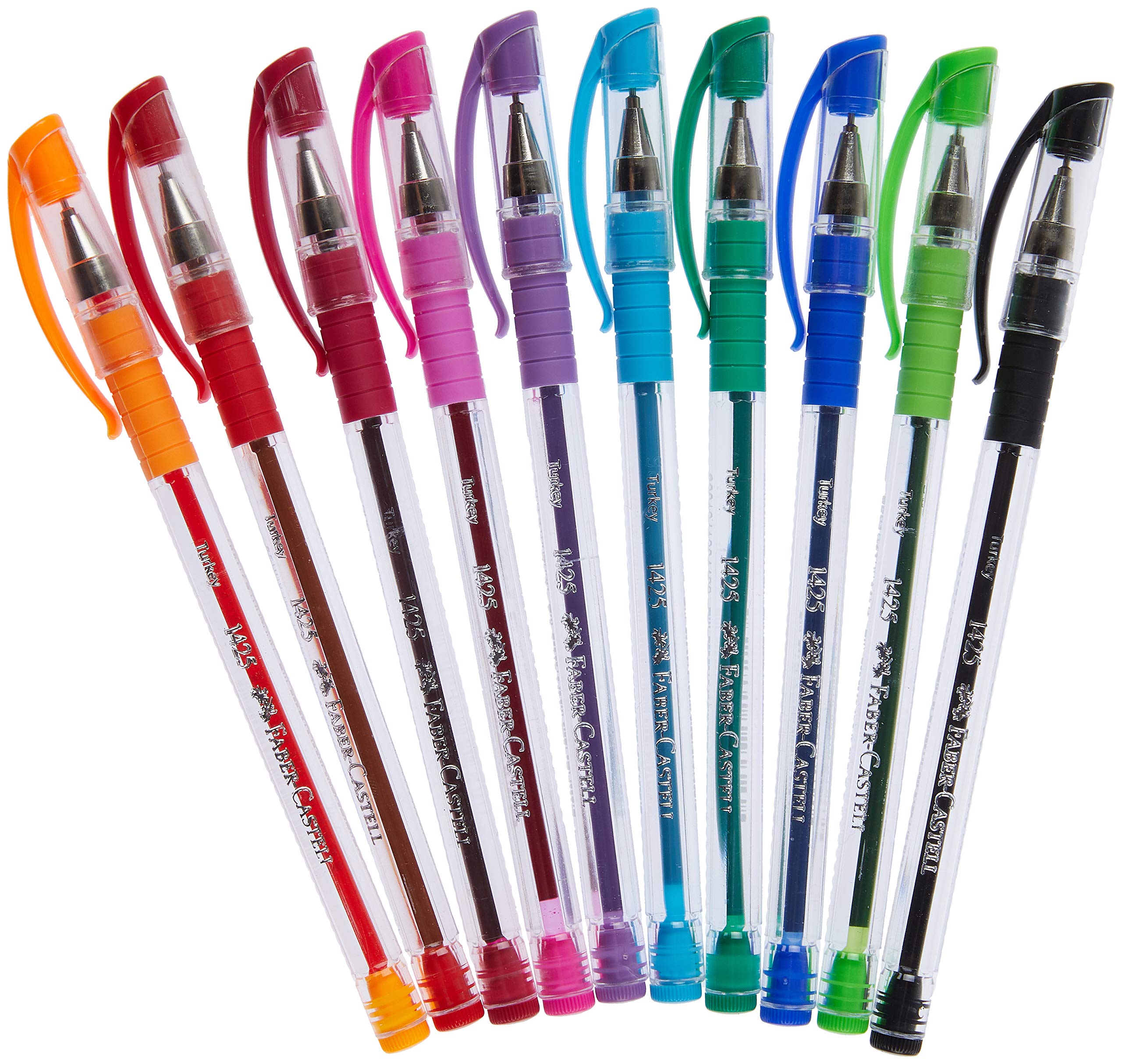 Faber Castell Tükenmez Kalem 1425 Karışık Renk 10lu